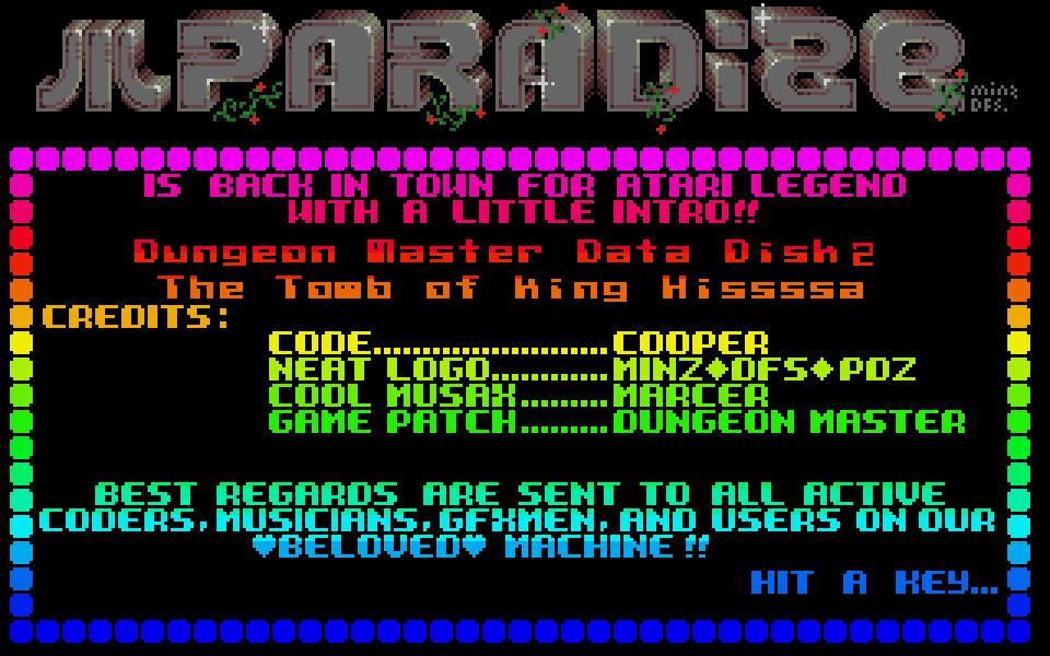 Dungeon Master Data Disk 2 - The Tomb of King Hissssa — screenshot 1